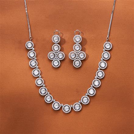 Buy Kundan Classic Necklace With Gold Rhodium Plating 352053