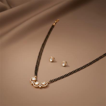 Kundan Classic Mangalsutra With Gold Plating