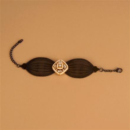 Kundan Classic Bracelet With Gold Plating