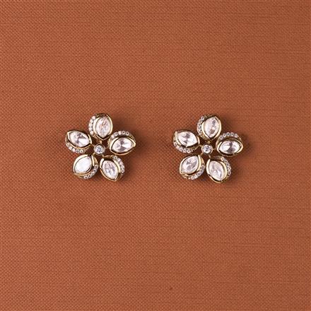 Kundan Classic Tops With Gold Mehndi Plating