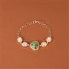 Kundan Classic Bracelet With Gold Plating