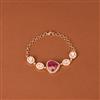Kundan Classic Bracelet With Gold Plating