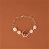 Kundan Classic Bracelet With Gold Plating