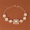 Kundan Classic Bracelet With Gold Plating