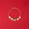 Kundan Classic Bracelet With Gold Plating