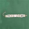 Kundan Adjustable Bracelet With Gold Plating