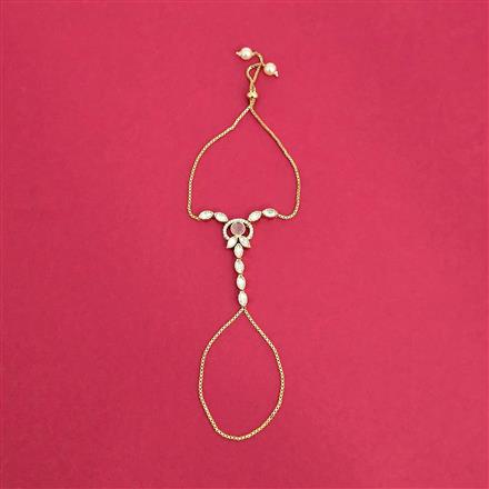 Kundan Moti Hath Pan With Gold Plating