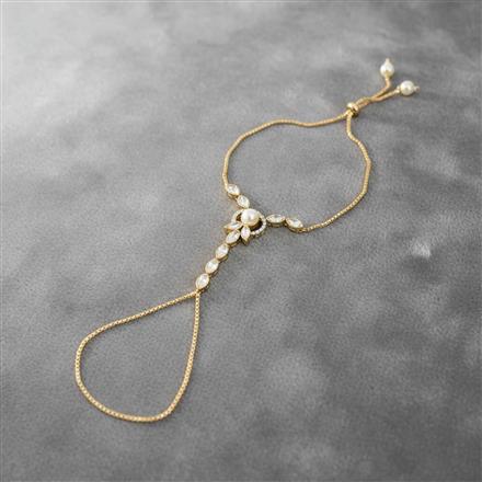 Kundan Moti Hath Pan With Gold Plating