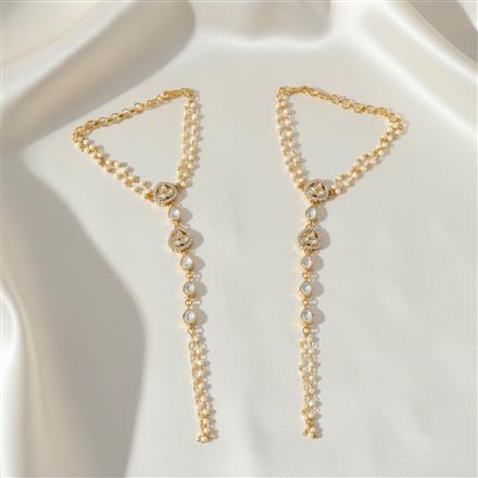 Kundan Classic Hath Pan With Gold Plating