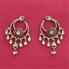 Kundan Classic Earring With Mehndi Plating