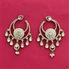 Kundan Classic Earring With Mehndi Plating