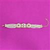 Kundan Moti Bracelet With Gold Plating