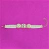 Kundan Moti Bracelet With Gold Plating