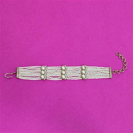 Kundan Classic Bracelet With Carat Mehndi Plating
