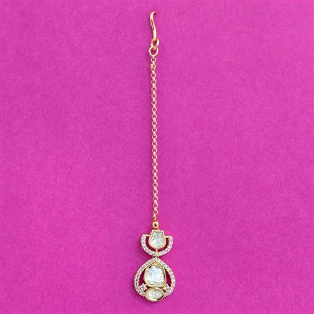 Kundan Delicate Tikka With Gold Plating