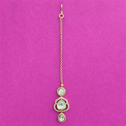 Kundan Delicate Tikka With Gold Plating