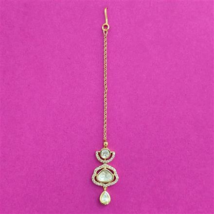 Kundan Delicate Tikka With Gold Plating