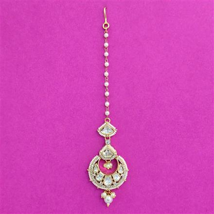 Kundan Delicate Tikka With Gold Plating