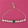Kundan Adjustable Bracelet With Carat Plating