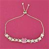 Kundan Adjustable Bracelet With Carat Plating