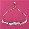 Kundan Adjustable Bracelet With Carat Plating