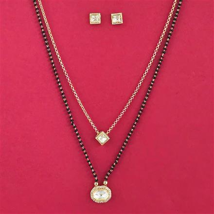 Kundan Classic Mangalsutra With Carat Plating