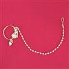Kundan Pressing Nose Ring With Carat Plating