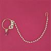 Kundan Pressing Nose Ring With Carat Plating
