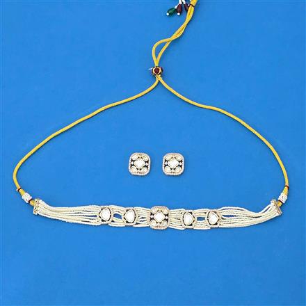 Kundan Moti Necklace With Gold Plating