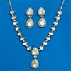 Kundan Classic Necklace Set With Mehndi Plating