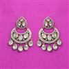 Kundan Classic Earring With Carat Mehndi Plating