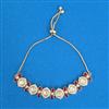 Kundan Classic Bracelet With Gold Plating
