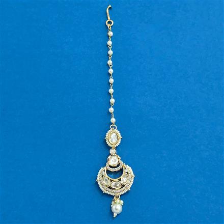 Kundan Moti Tikka With Gold Plating