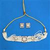 Kundan Moti Necklace Set With Gold Plating