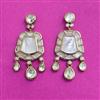 Kundan Classic Earring With Mehndi Plating