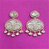 Kundan Classic Earring With Mehndi Carat Plating