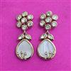 Kundan Classic Earring With Mehndi Plating