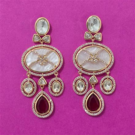 Kundan Classic Earring With Gold Plating