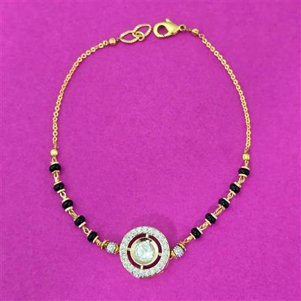 Kundan Classic Bracelet With Gold Plating