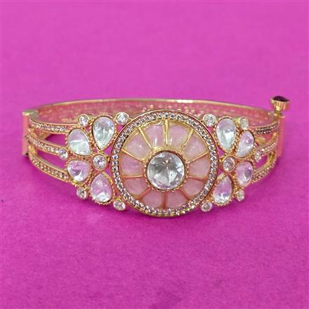 Kundan Openable Kada With Carat Plating