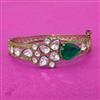 Kundan Openable Kada With Mehndi Plating