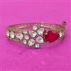Kundan Openable Kada With Mehndi Plating