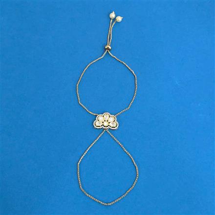 Kundan Classic Hath Pan With Mehndi Plating