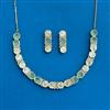 Kundan Classic Necklace Set With Mehndi Plating