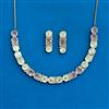 Kundan Classic Necklace Set With Mehndi Plating