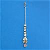 Kundan Delicate Tikka With Mehndi Plating