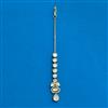 Kundan Delicate Tikka With Mehndi Plating