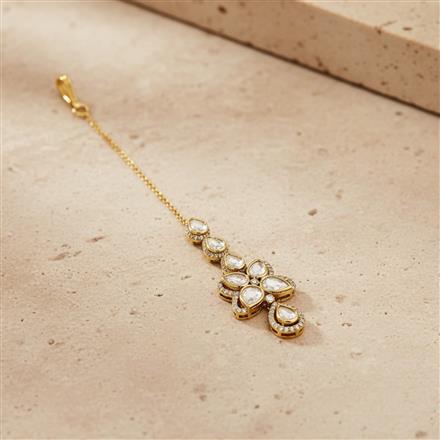 Kundan Classic Tikka With Mehndi Plating