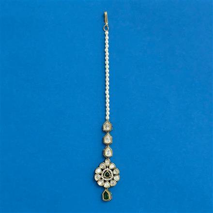 Kundan Classic Tikka With Mehndi Plating