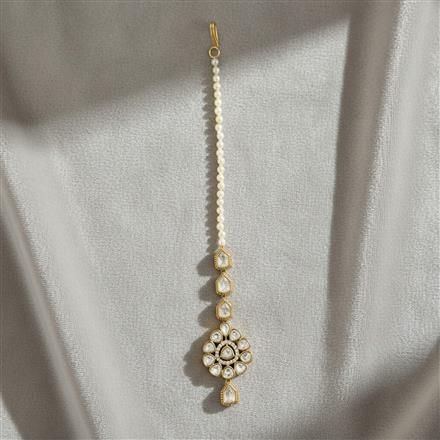 Kundan Classic Tikka With Mehndi Plating